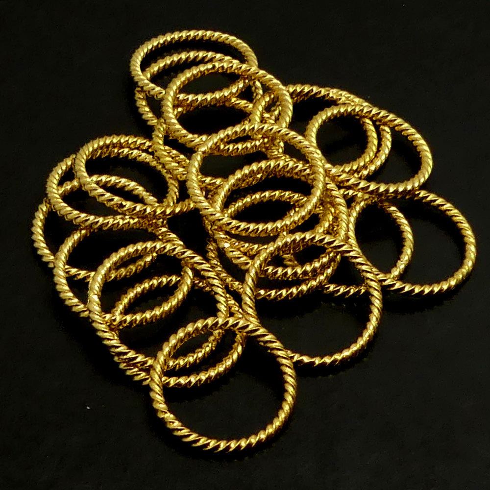 Link Rotari doré 16 mm (10 pces)