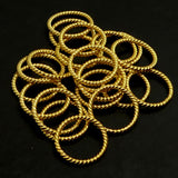 Link Rotari doré 16 mm (10 pces)