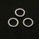 Link Rotari argenté 6 mm (10 pces)