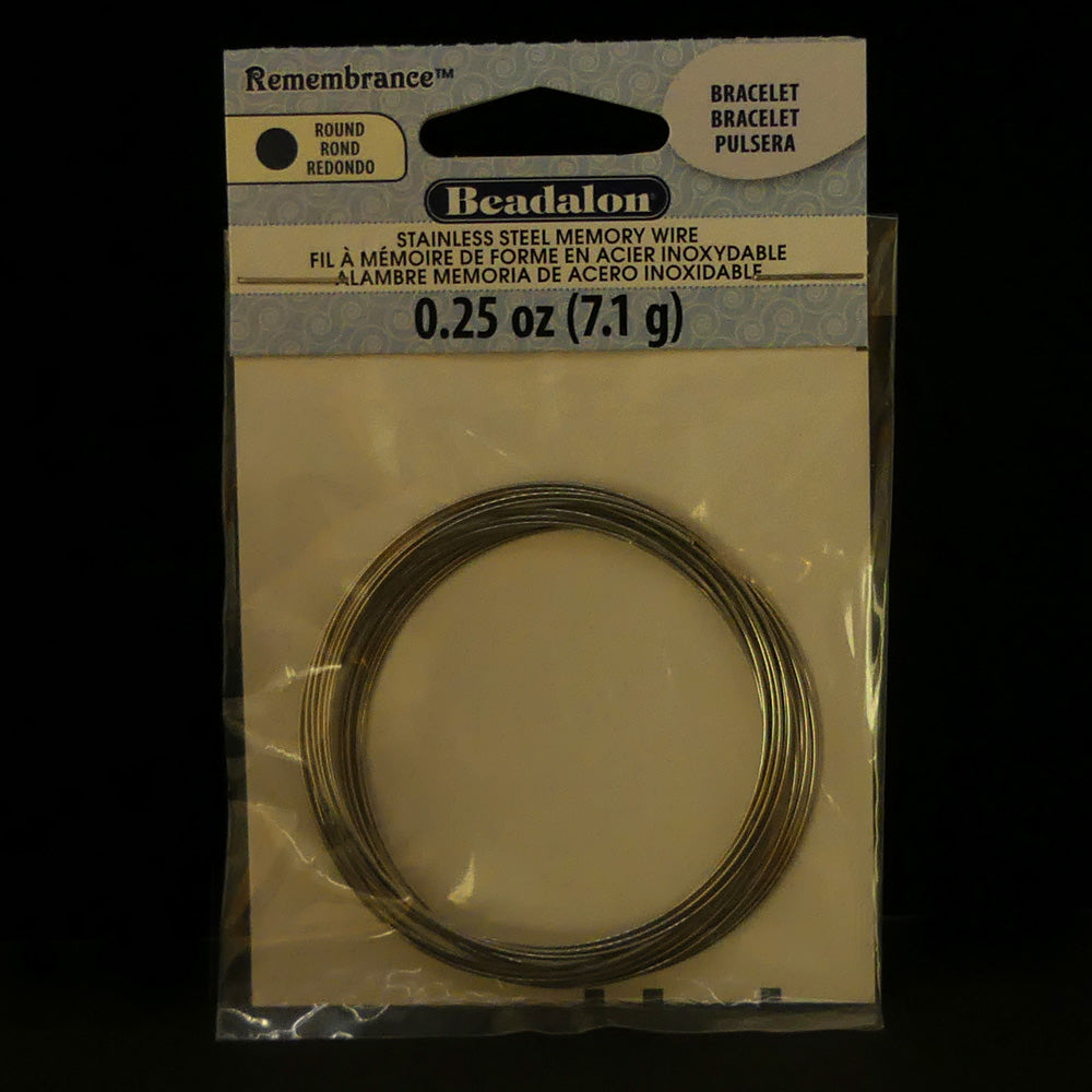 Fil Memory Grand Bracelet rond 0.5 mm