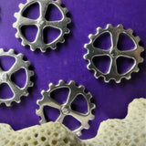 Charms - Engrenage argenté 14 mm (1 pce)