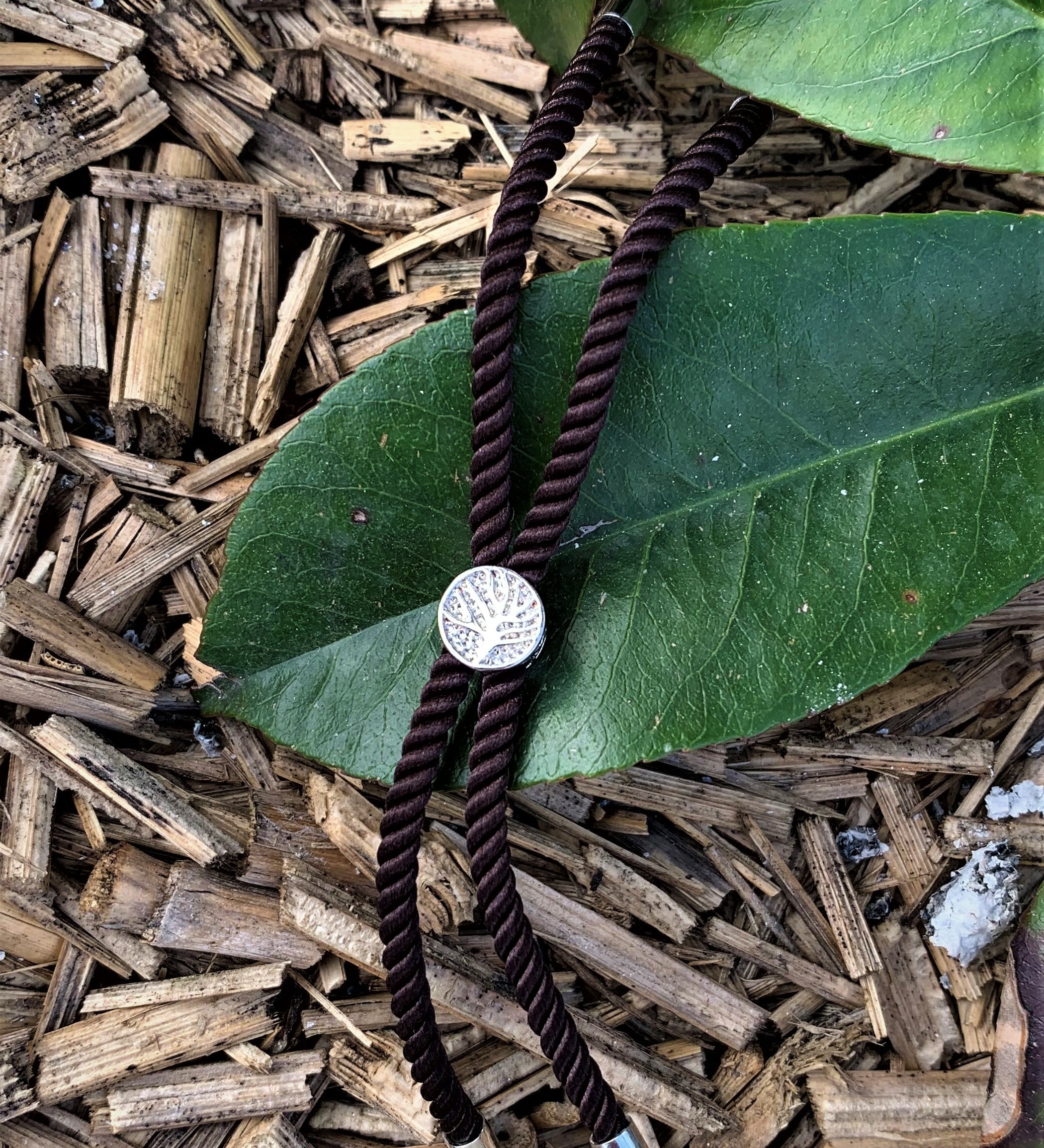 Bracelet en nylon - Marron (1 pce)