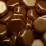 Nid d'abeille - Métal cuivre mat