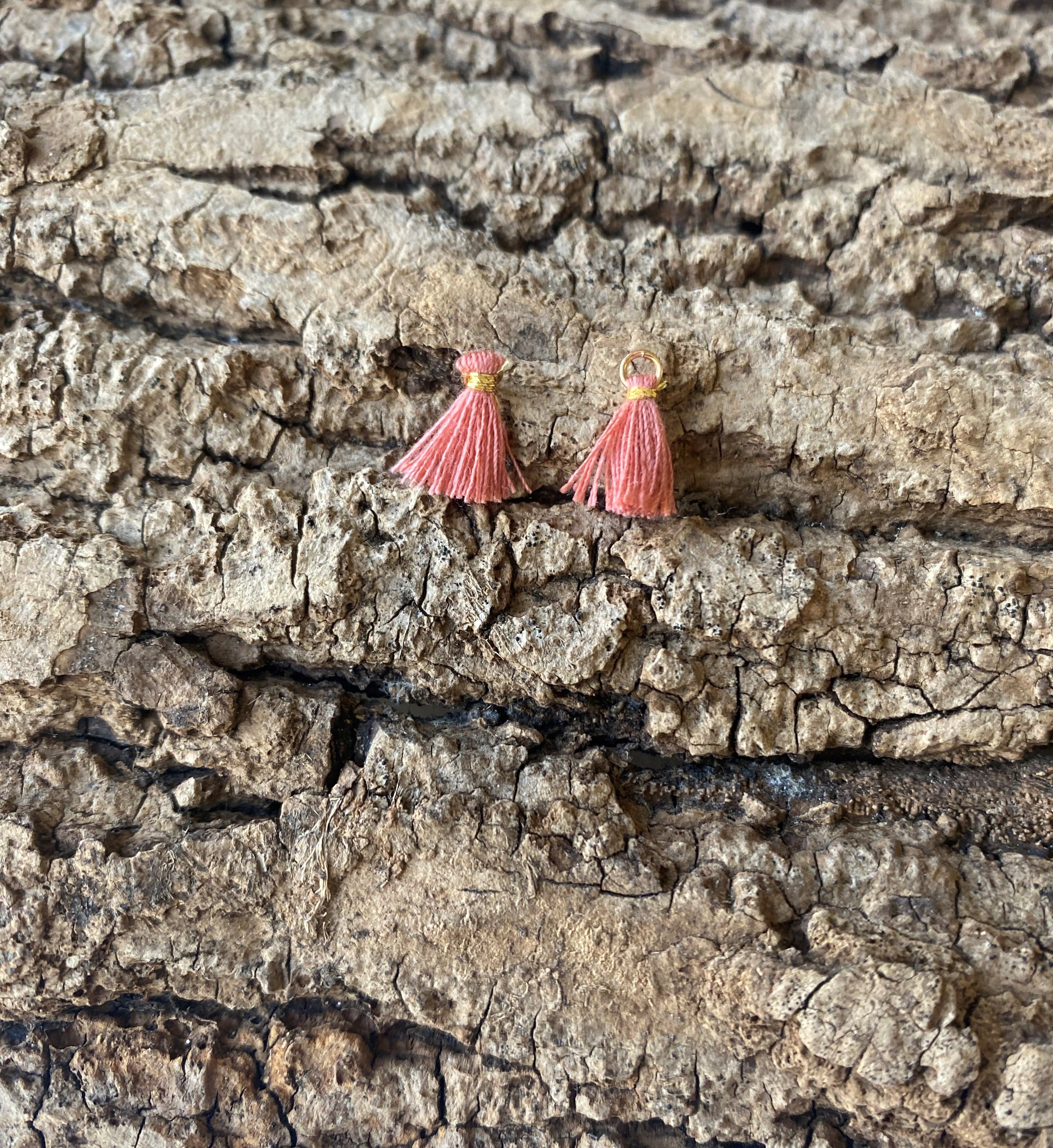 Mini pompon Vieux rose (1 pce)