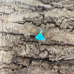 Mini pompon Bleu lagon (1pce)