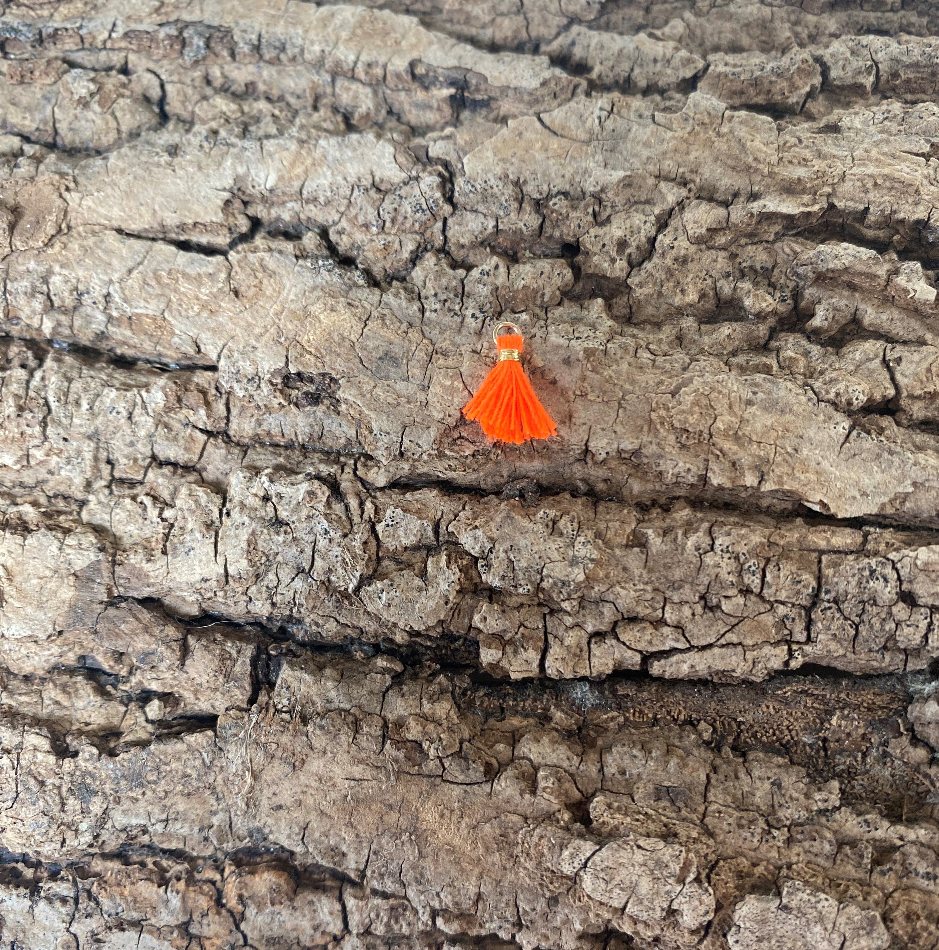 Mini pompon Orange clair (1 pce)