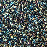 Delica 11 - Vert Olive métalissé irisé (4 g)