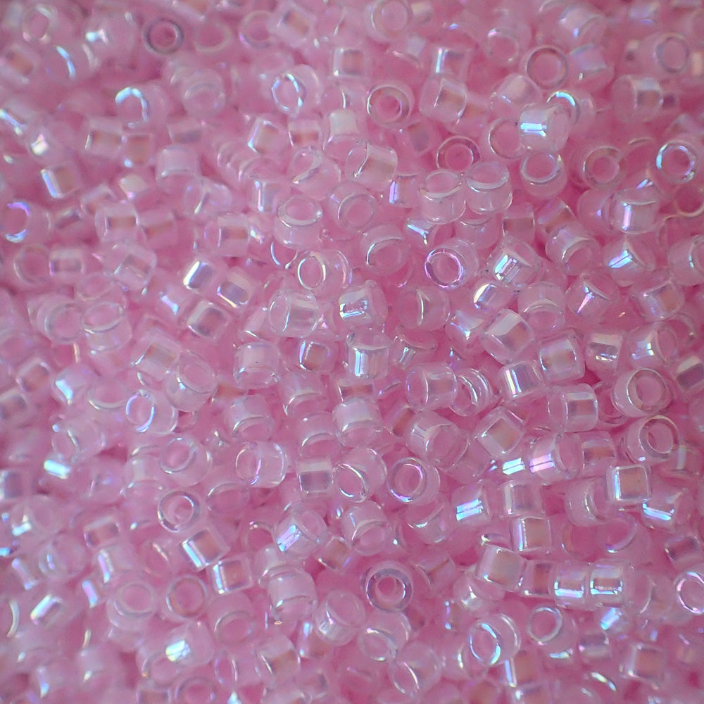 Delica 11 - Rose bonbon cristal AB (4 g)