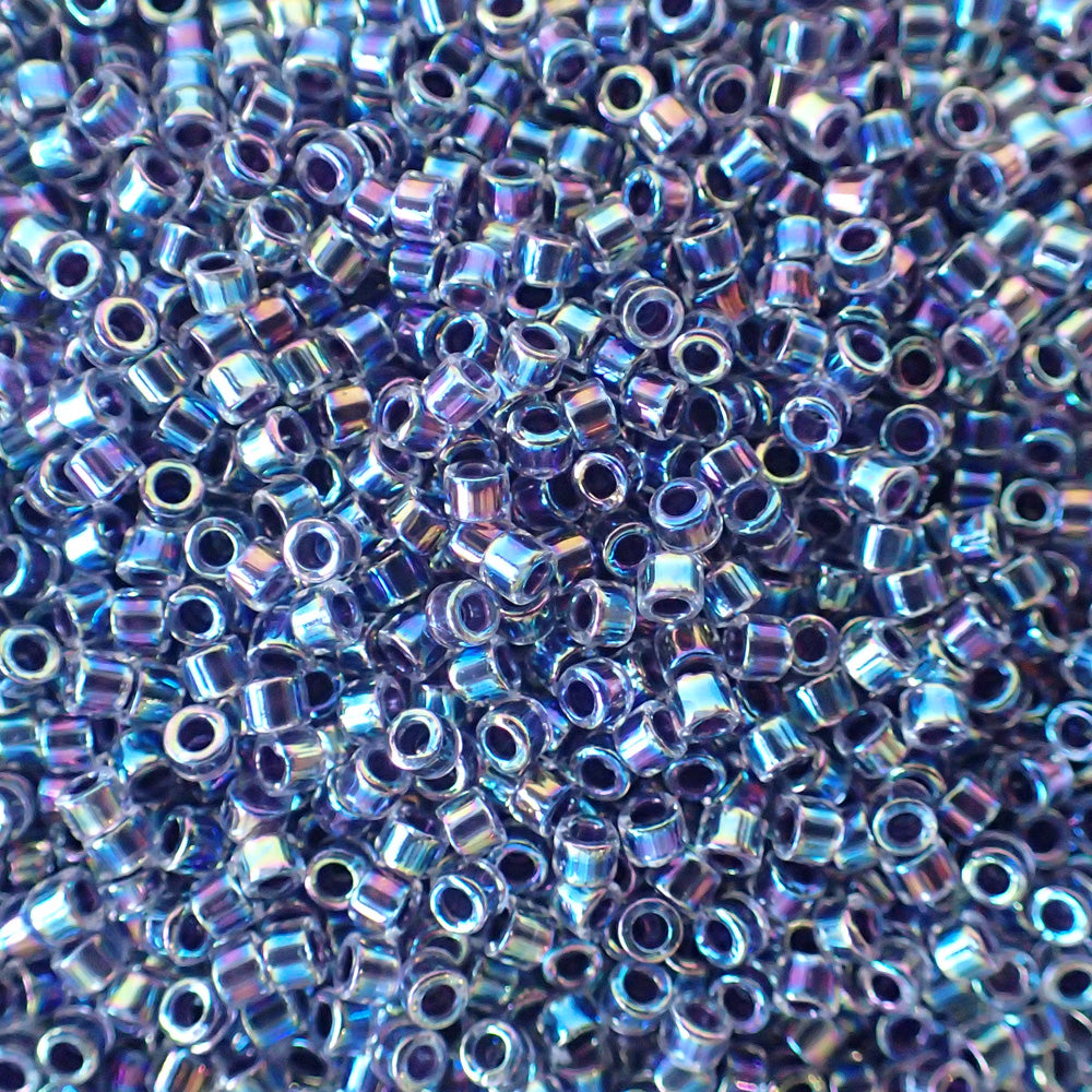 Delica 11 - Cristal doublé d'améthyste AB (4 g)