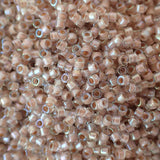 Delica 11 - Beige cristal doublé  AB (4 g)