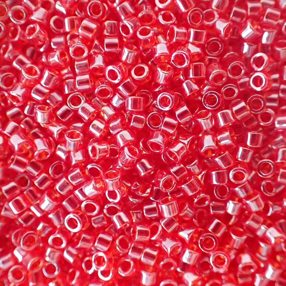 Delica 11 - Siam clair lustré transparente (4 g)