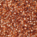 Delica 11 - Ambre doublé cuivré (4 g)