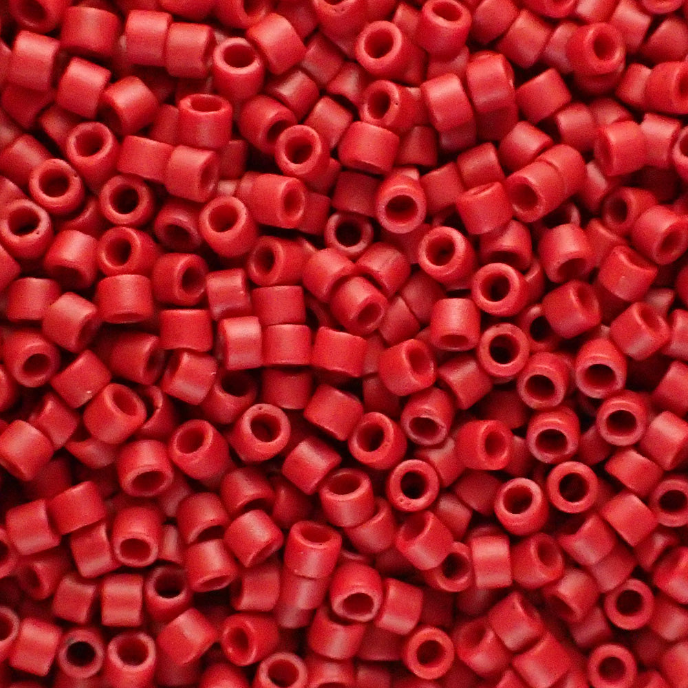 Delica 11 - Rouge brique métallisé mat (4 g)