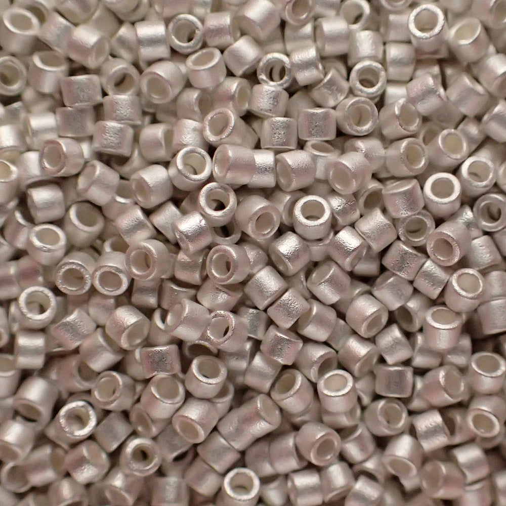 Delica 11 - Plaqué sterling mat (4 g)