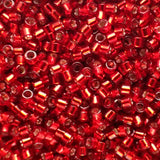 Delica 11 - Rouge brique teintée argentée (4 g)