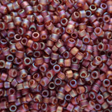 Delica 11 - Topaze foncée transparente matte AB (4 g)