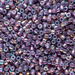 Delica 11 - chardon métallisé, iris doré (4 g)