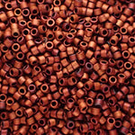 Delica 11 - Bronze métallisé mat, iris doré (4g)