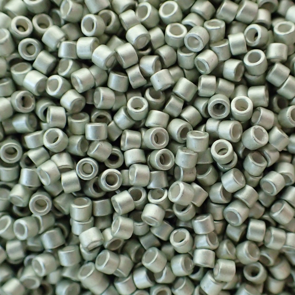 Delica 11 - Aloe semi-givrée galvanisée (4 g)