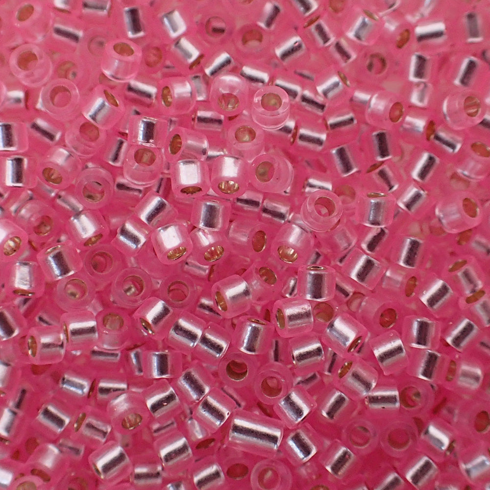 Delica 11 - Rose claire teinté argenté (4 g)