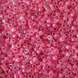 Delica 11 - Rose ligné opale AB (4 g)