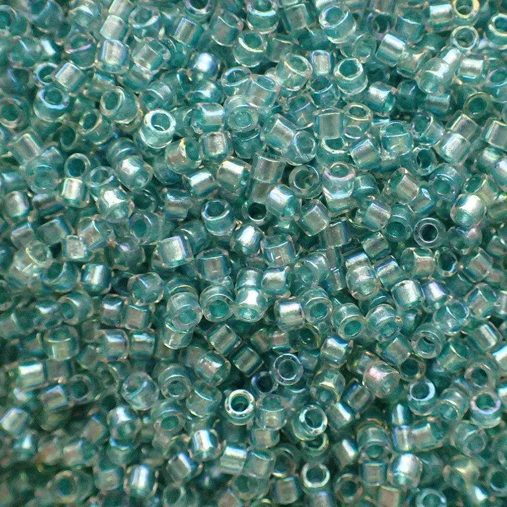 Delica 11 - Vert eau cristal scintillant (4 g)