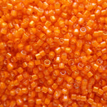 Delica 11 -  Orange ligné blanc AB (4 g)