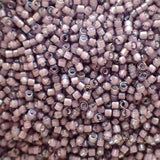 Delica 11 -Améthyste lignée blanche AB(4 g)