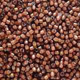 Delica 11 - Marron ligné blanc AB (4 g)