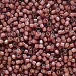  Delica 11 - Améthyste fumé foncé doublé blanc AB (4 g)