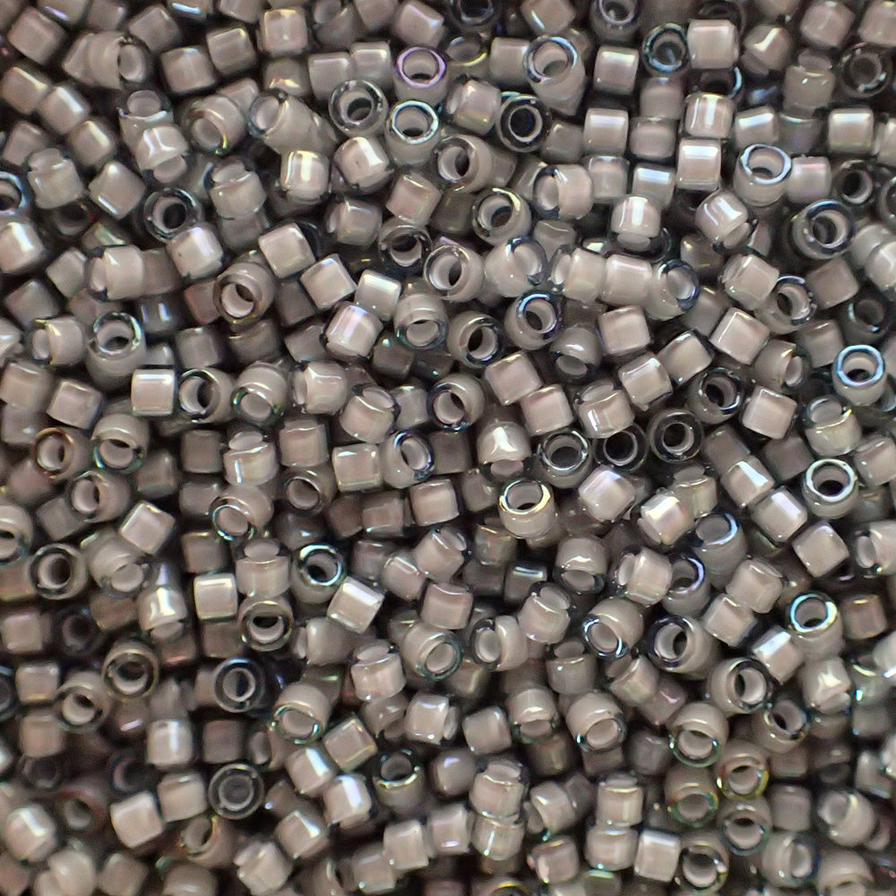 Delica 11 - Gris ligné blanc AB (4 g)