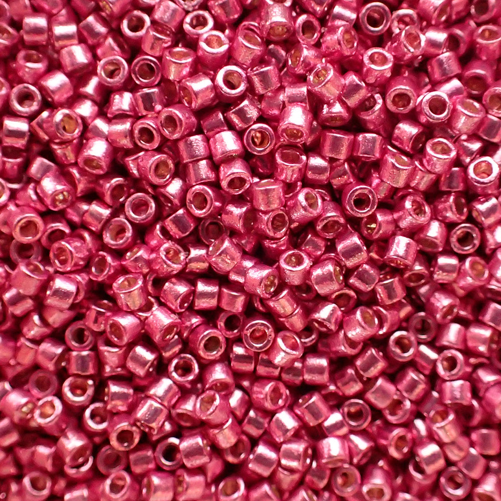 Delica 11 - Rose vif galvanisée duracoat (4 g)