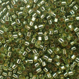 Delica 11 - Perle de verre teintée dans la masse - Vert argenté - Willow (4 g)