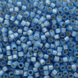 Delica 11 - Perle de verre de couleur naturelle - Bleu givré - Bayberry  (4 g)