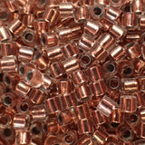 Delica 8 -Perle de verre - Cristal  cuivré (4 g) 