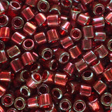 Delica 8 - Perle de verre - Grenat - Or brillant (4 g) 