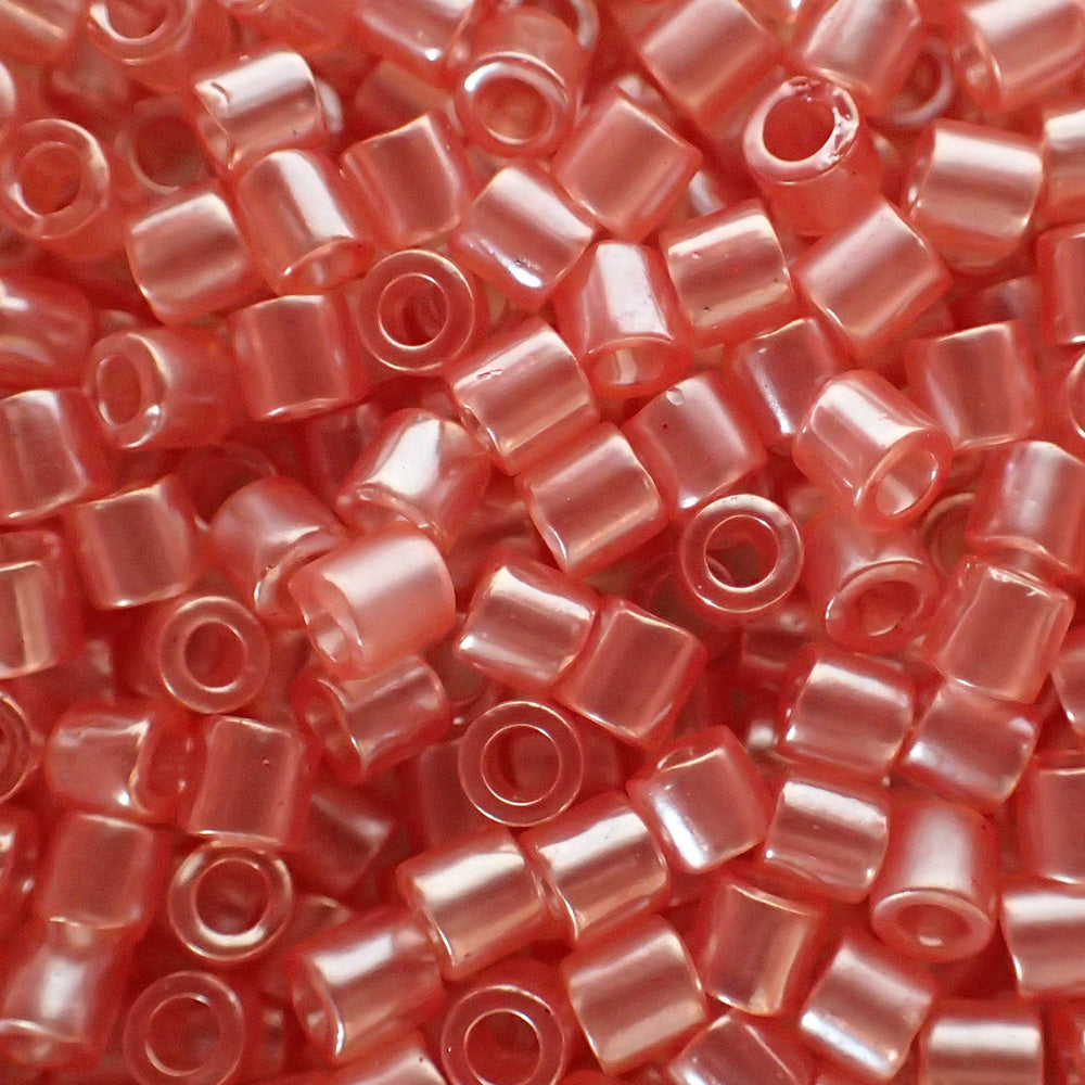 Delica 8 - Perle de verre - Rose lustré (4 g) 