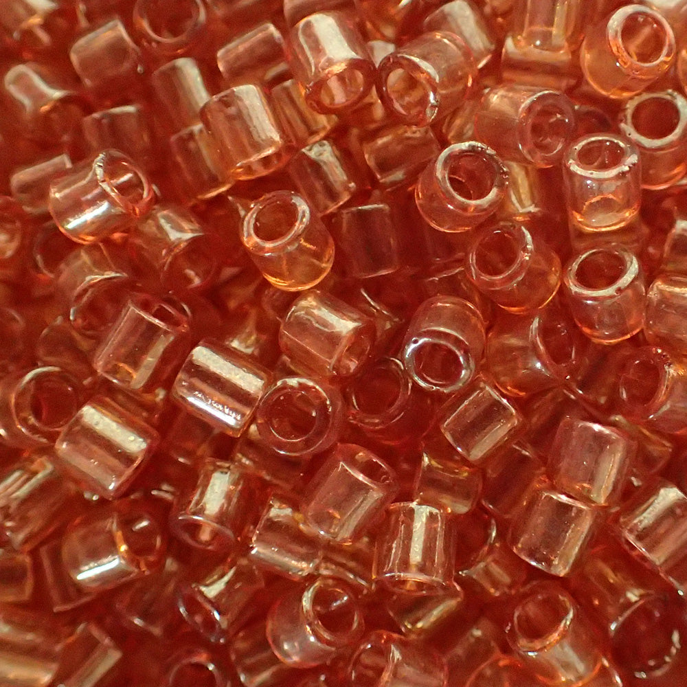 Delica 8 - Perle de verre - Abricot - Or lustré  (4 g) 