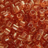 Delica 8 - Perle de verre - Abricot - Or lustré  (4 g) 