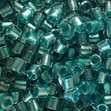 Delica 8 - Perle de verre -   Spkl Cristal - Vert Aquatique (4 g) 