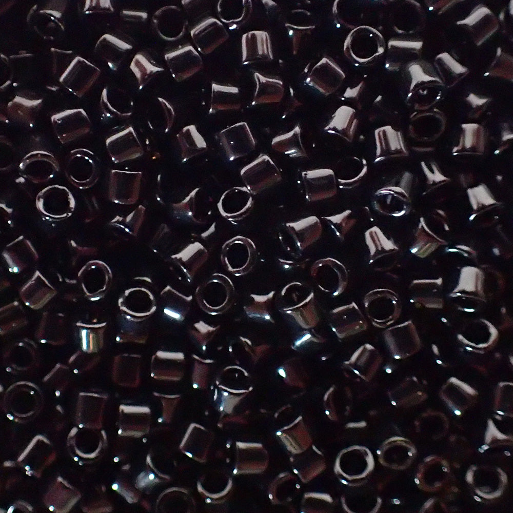 Delica 10 - Perle de verre - Noir (4 g) 