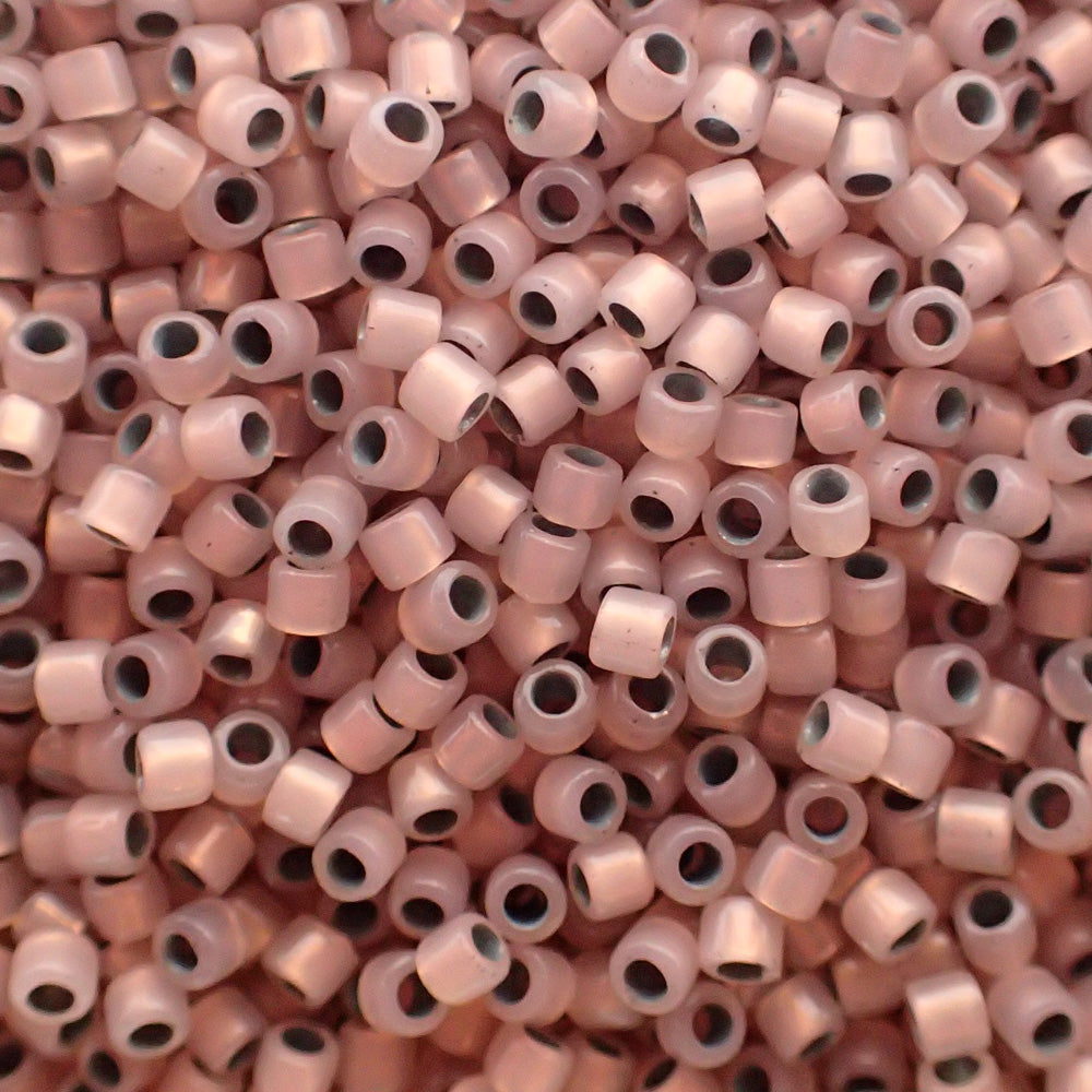 Delica10 - Perle de verre  - Rose cuivré mat(4 g) 