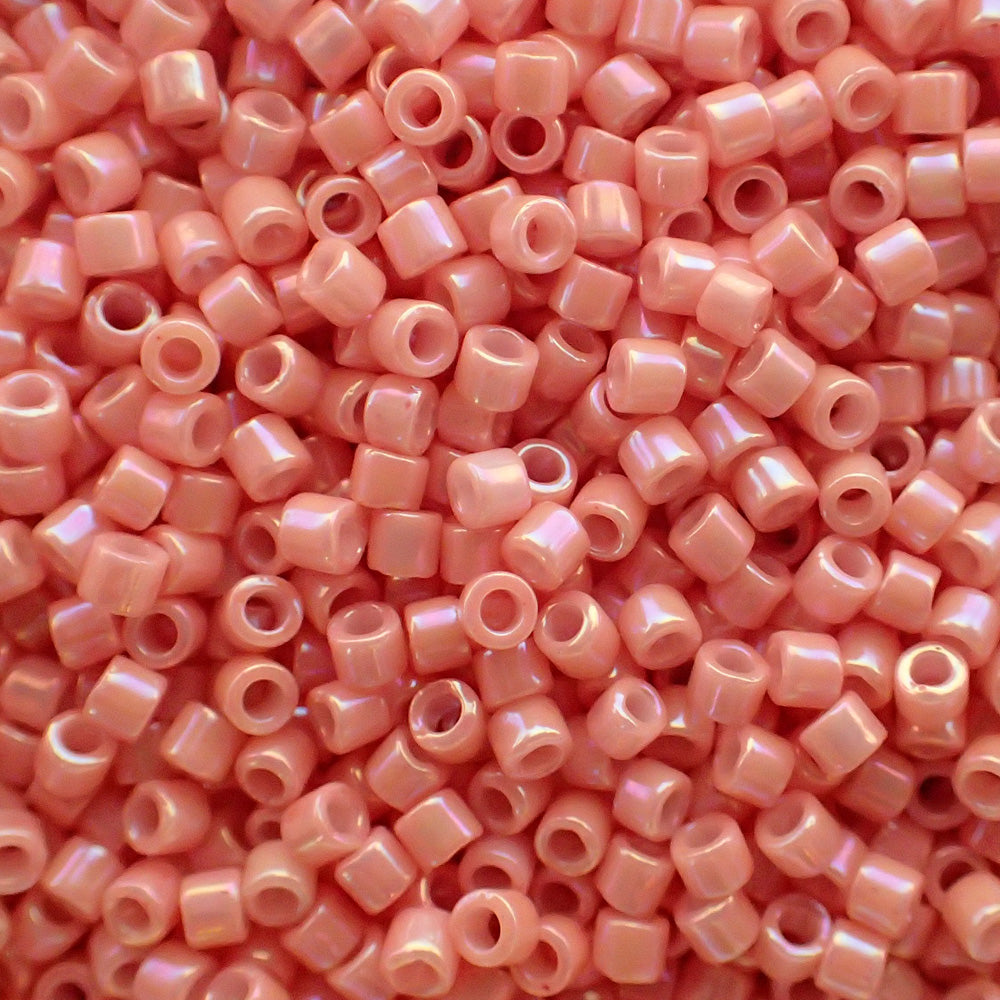 Delica10 - Perle de verre  - Rose thé opaque lustré (4 g) 