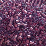 Delica 10 - Spkl Orchid Lined Aqua (4 g)