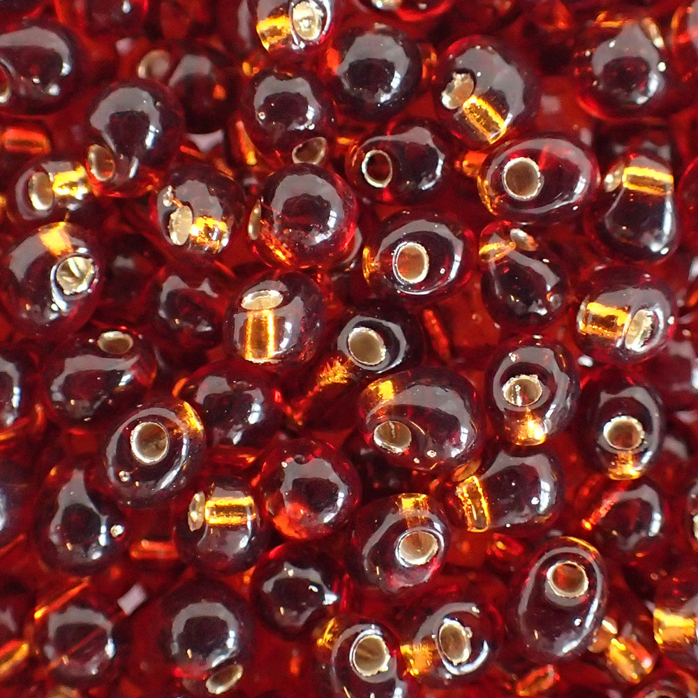 Goutte Miyuki Silverlined Dark Topaz (3,4mm)