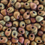 Goutte Miyuki Matte Metaliic kaki Iris (3,4mm)