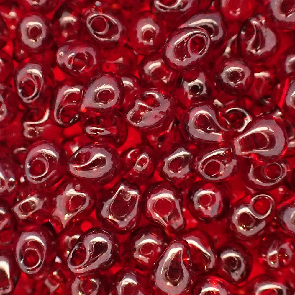 Goutte Miyuki Grenat OR Lustre (3,4mm)