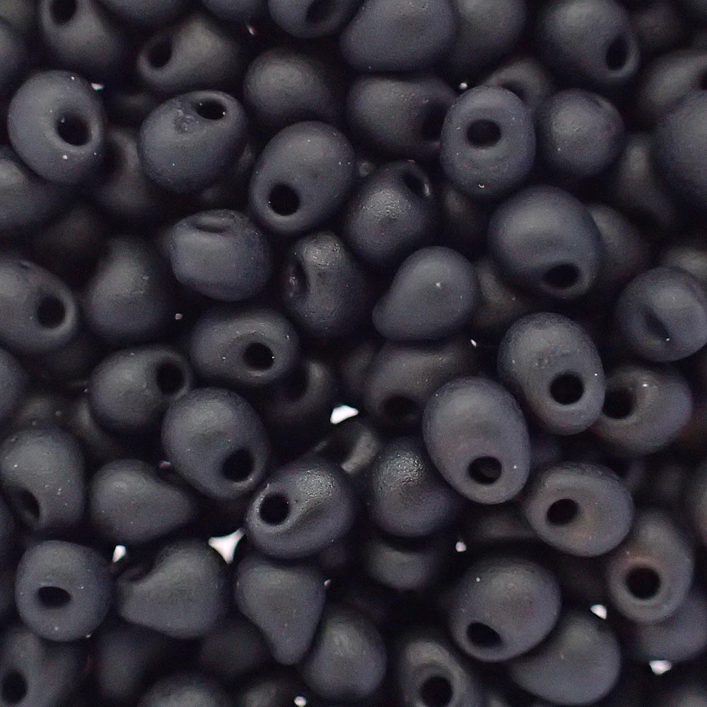 Goutte Miyuki Noir Mat (3.4mm)