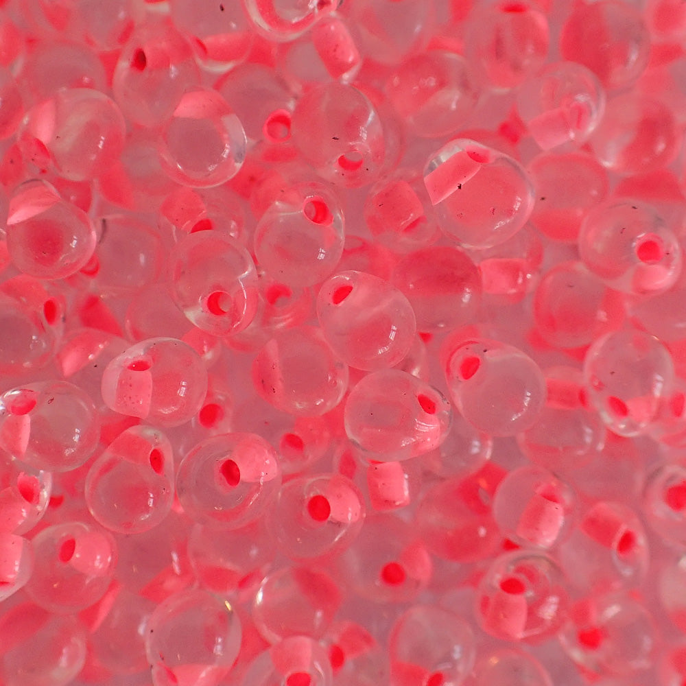 Goutte Miyuki Electric Pink Lined Crystal (3,4 mm)