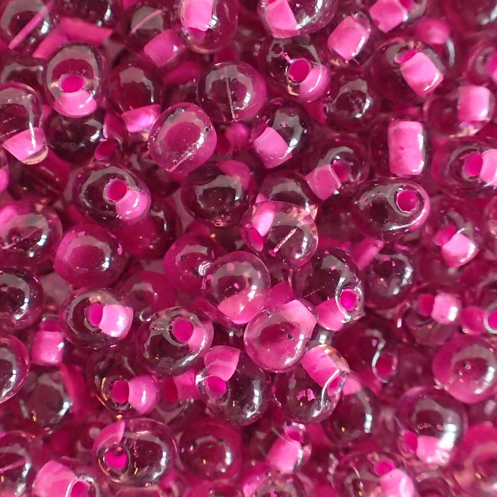 Goutte Miyuki Framboise fumée Améthyste fumée (3,4mm)